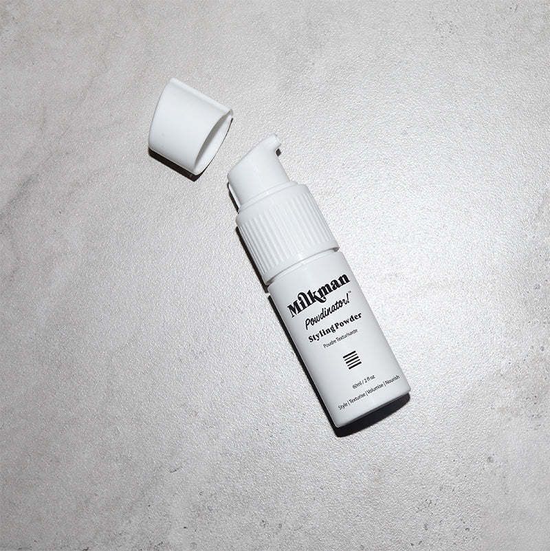 mens hair styling powder made in australia by Milkman Grooming Co