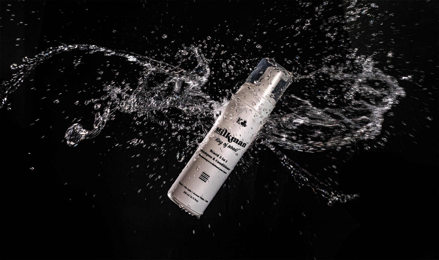 milkman 2 in 1 beard shampoo and conditioner