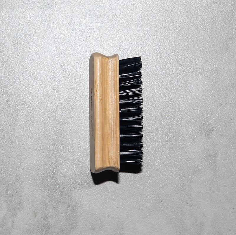 Milkman military beard and hair brush side view