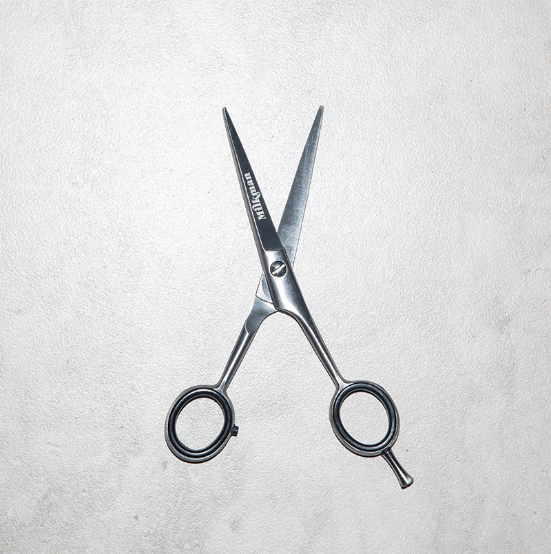 Milkman premium beard scissors with stainless steel construction