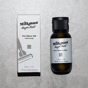 milkman razor rail shave oil with box