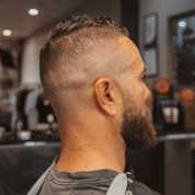 back view of hair with clay pomade