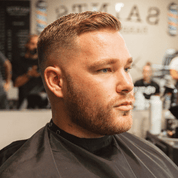 gel pomade hair model front